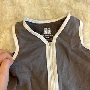 Zip front gray winter water factory sleep sack